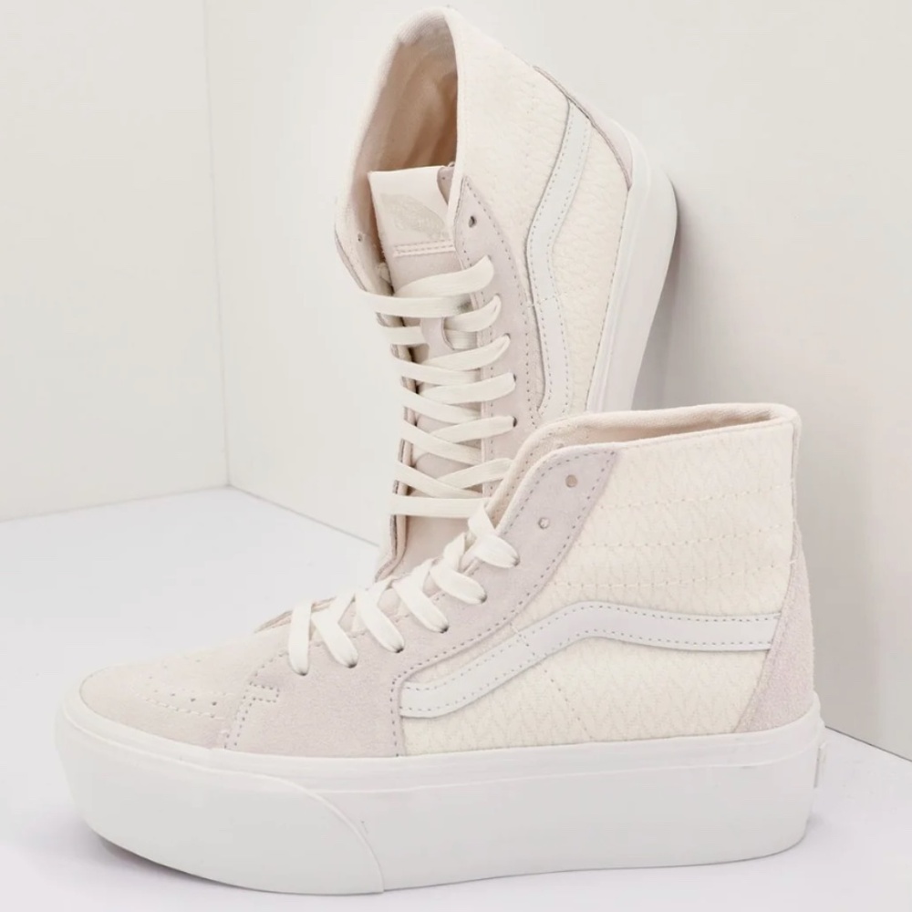 VANS Sk8-hi Tapered Stackform Shoes (xl Knit Sea Salt)